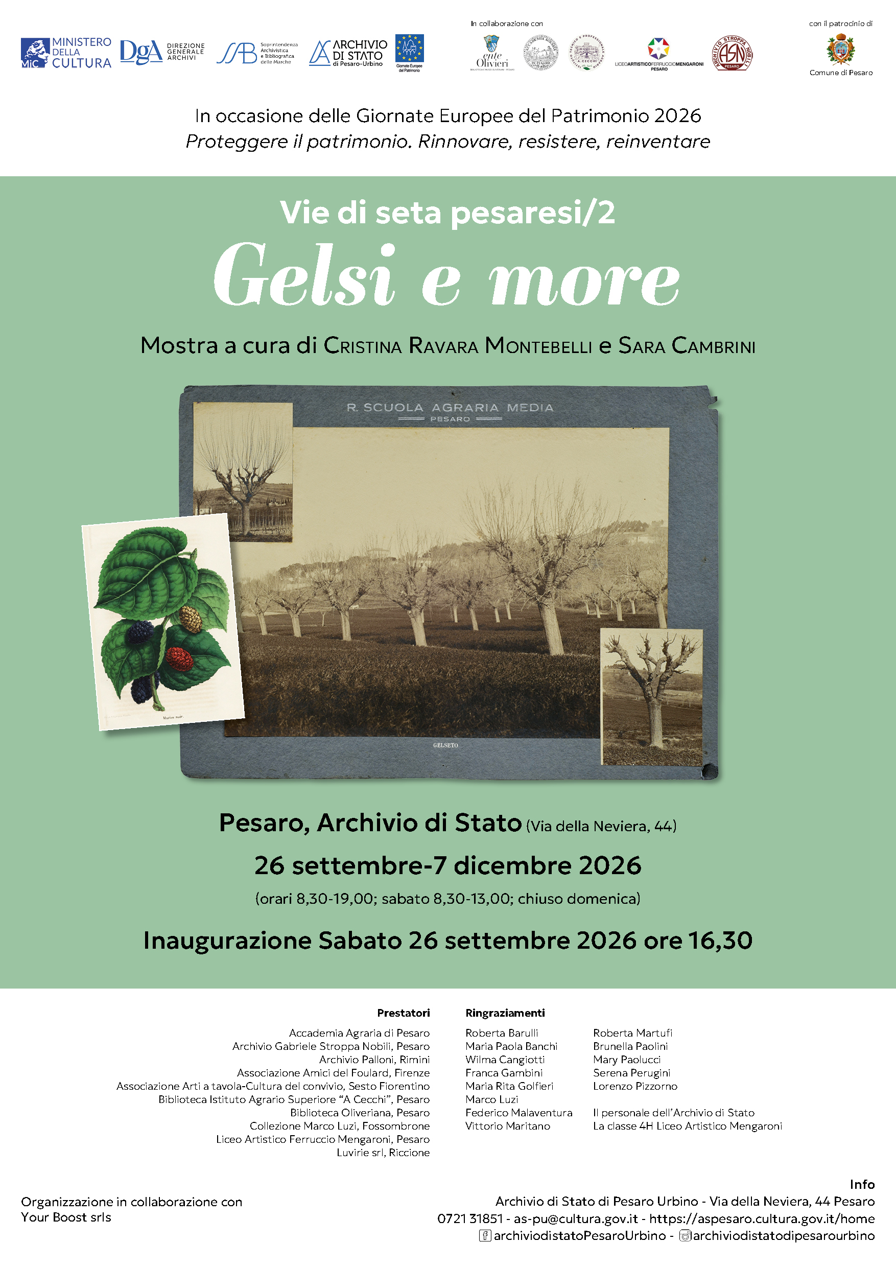 Vie di seta pesaresi 2 / Gelsi e more,